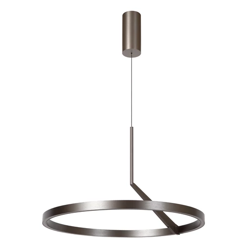 Lucide APPLAUSE - Pendant light - Ø 60 cm - LED Dim. - CCT - 1x32W 2700K/4000K - Hand Wave Sensor - Grey iron | Premium - turned off
